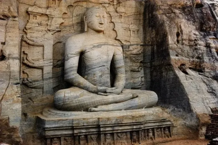 Framed Print : SRI LANKA. Polonnaruwa. Gal Vihara or Rock Temple Framed Print : SRI LANKA. Polonnaruwa. Gal Vihara or Rock Temple