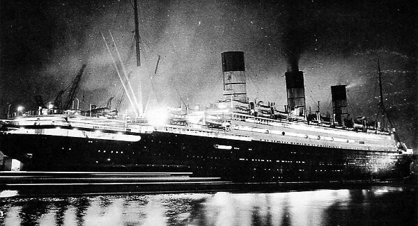 The SS Berengaria, New York, 1938