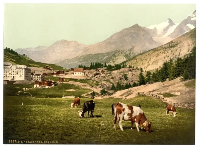Framed Print : Ss Fee, a landscape, Valais, Alps of, Switzerland Framed Print : Ss Fee, a landscape, Valais, Alps of, Switzerland
