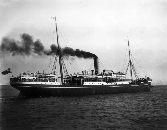 Framed Print : SS Gaul, 1898 Date: 1898 Framed Print : SS Gaul, 1898 Date: 1898