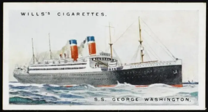 Framed Print : Ss GEORGE WASHINGTON Framed Print : Ss GEORGE WASHINGTON