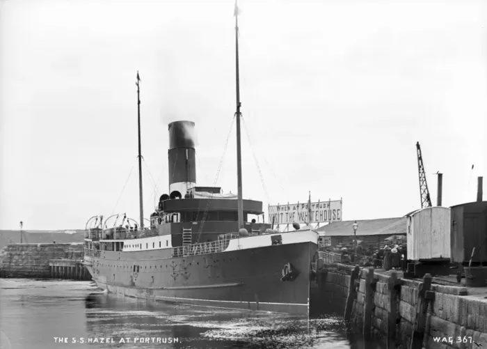 Framed Print : The Ss Hazel at Portrush Framed Print : The Ss Hazel at Portrush