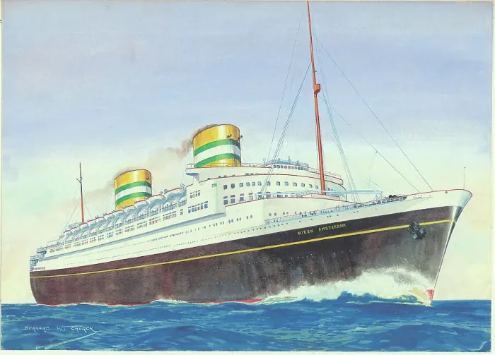 Framed Print : SS Nieuw Amsterdam Framed Print : SS Nieuw Amsterdam