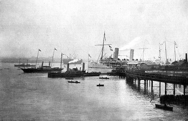SS Ophir and the Royal Yacht Alberta at Portsmouth, Marc