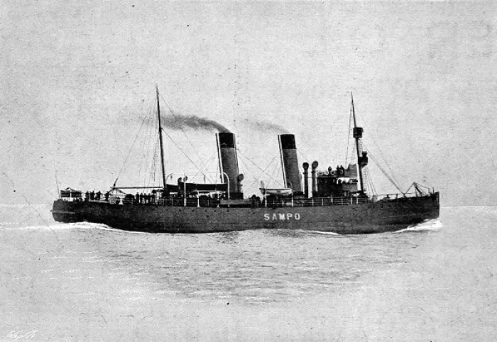 Framed Print : SS Sampo, 1898 Framed Print : SS Sampo, 1898
