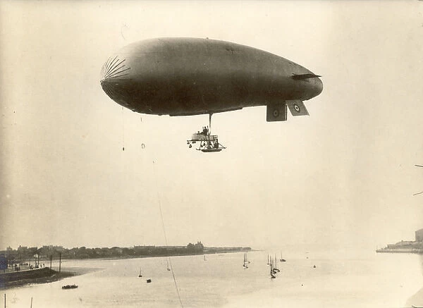 SS32A airship in a mooring experiment
