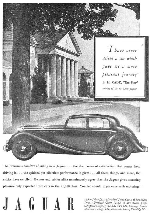 Framed Print : S.S.Cars. Jaguar Car Range 1939 Framed Print : S.S.Cars. Jaguar Car Range 1939