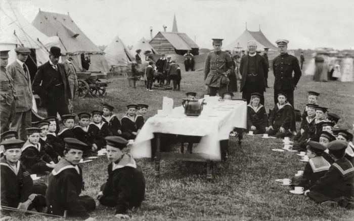 Framed Print : St Aidans Home, Tynemouth - Boys Camp Framed Print : St Aidans Home, Tynemouth - Boys Camp