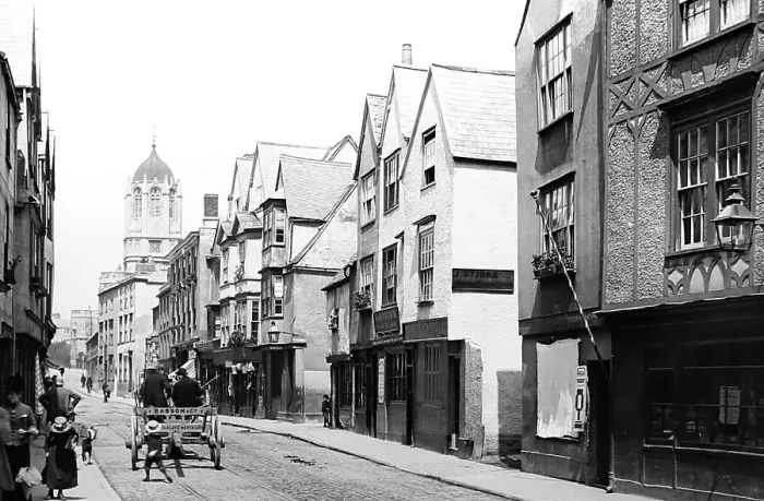 Framed Print : St. Aldates Street, Oxford, Victorian period Framed Print : St. Aldates Street, Oxford, Victorian period