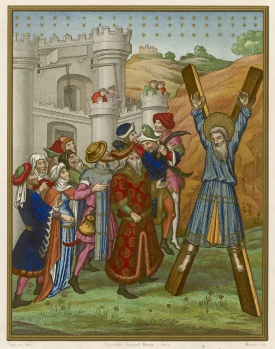 Framed Print : ST ANDREW CRUCIFIED Framed Print : ST ANDREW CRUCIFIED