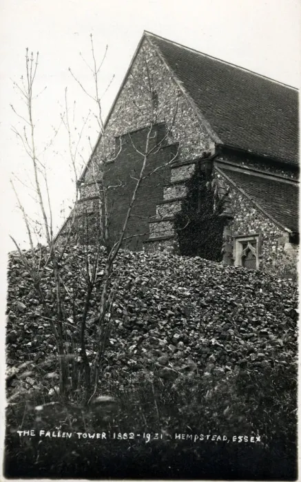 Framed Print : St. Andrews Church, Hempstead, Essex - The Fallen Tower Framed Print : St. Andrews Church, Hempstead, Essex - The Fallen Tower