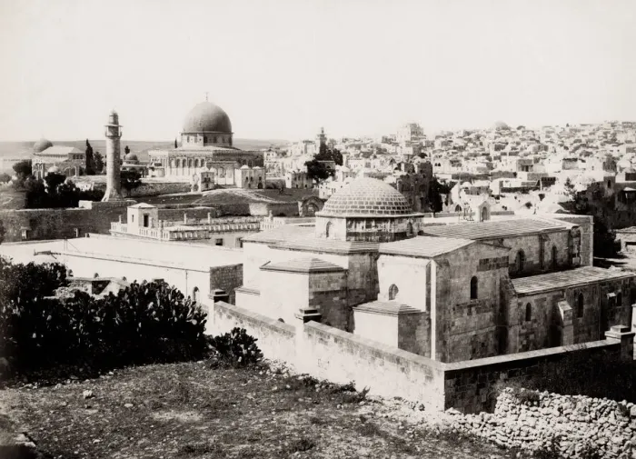 Framed Print : St Annes church, Jerusalem, c. 1880 s, modern Israel