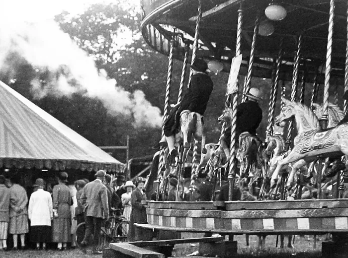 Framed Print : St. Annes Fair probably 1920s Framed Print : St. Annes Fair probably 1920s