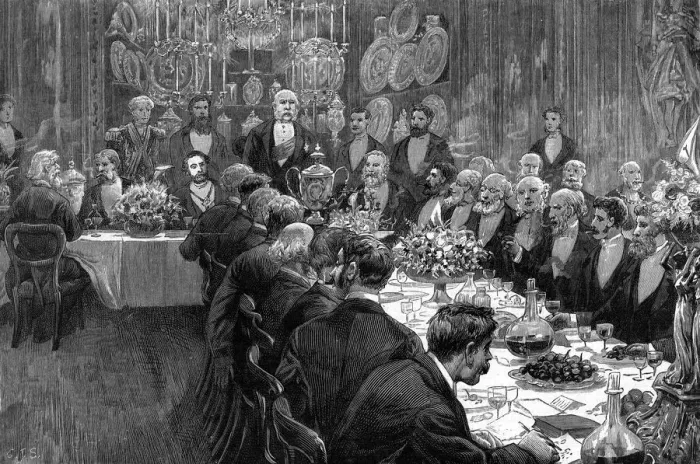 Framed Print : ST ANNES SOCIETY DINNER Framed Print : ST ANNES SOCIETY DINNER