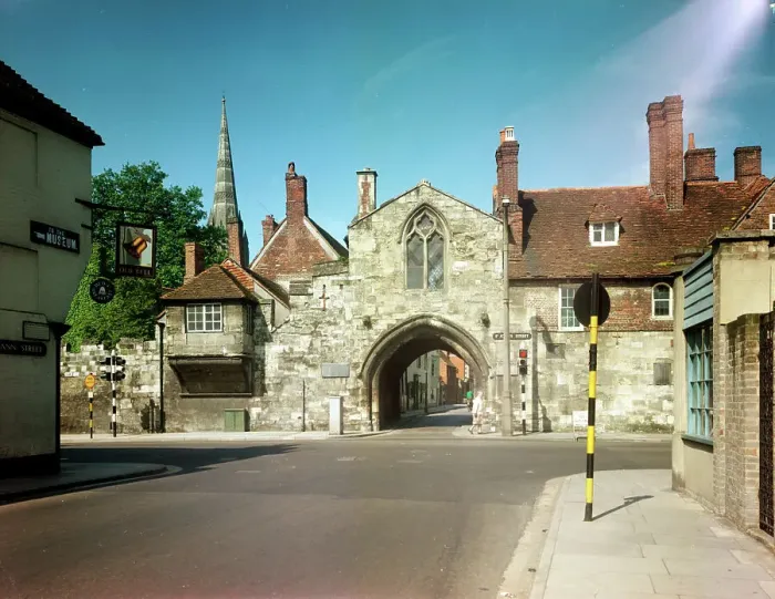 Framed Print : St. Ann's Gate, Salisbury Framed Print : St. Ann's Gate, Salisbury