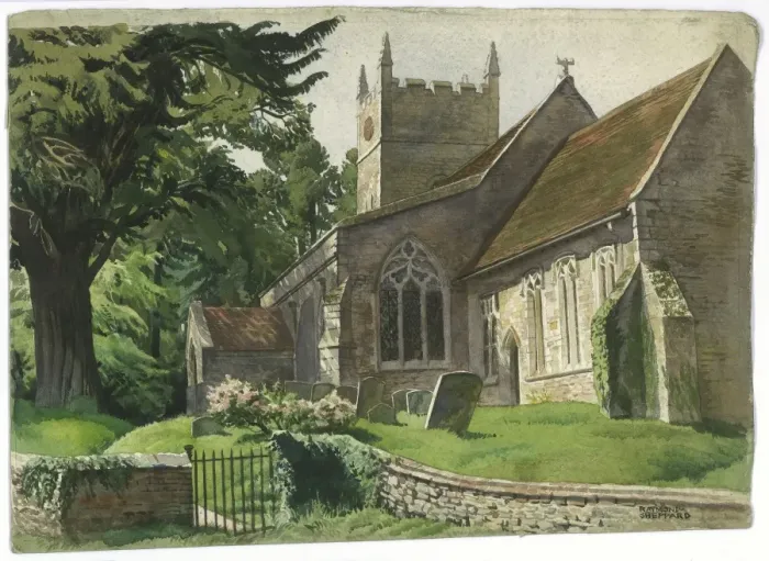 Framed Print : St Bartholomews Church, Brightwell, Oxon Framed Print : St Bartholomews Church, Brightwell, Oxon