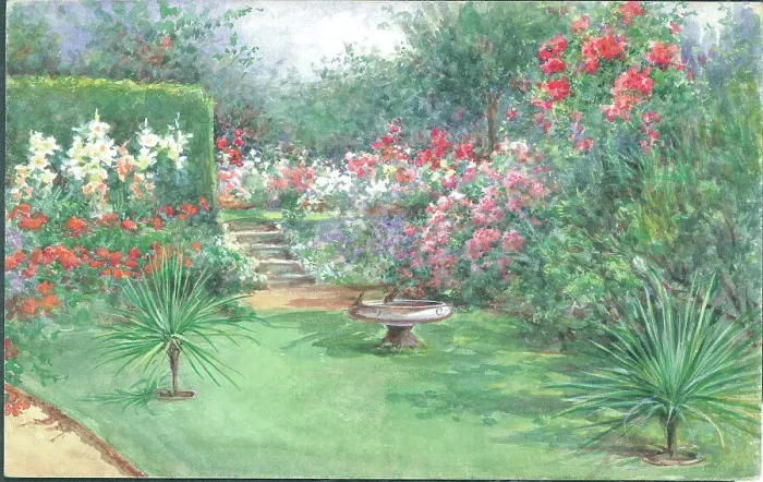 Framed Print : St. Botolph's, Sevenoaks'. Garden Framed Print : St. Botolph's, Sevenoaks'. Garden
