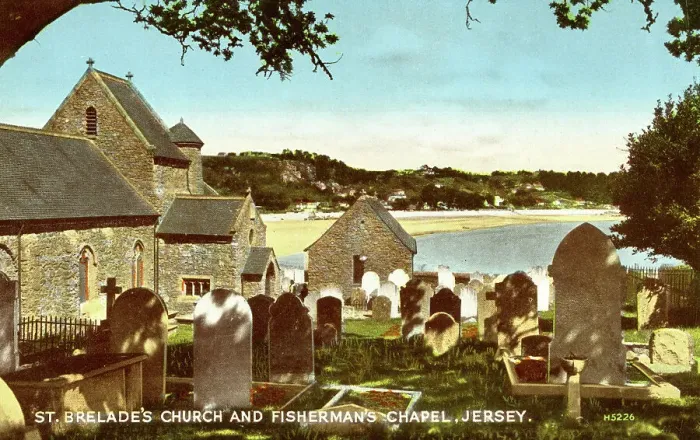 Framed Print : St Brelade's Church and Fisherman's Chapel, Jersey Framed Print : St Brelade's Church and Fisherman's Chapel, Jersey