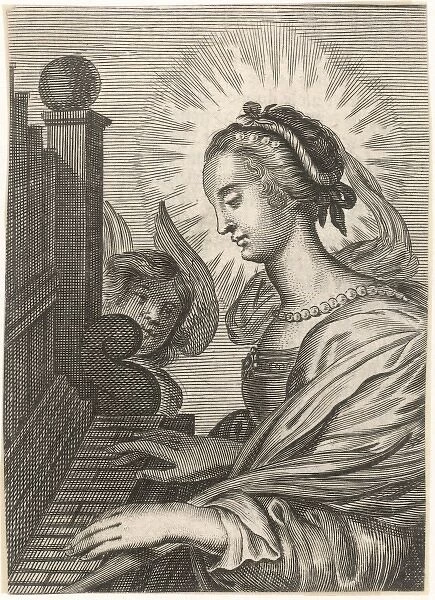 St Cecilia  /  Organ  /  Anon