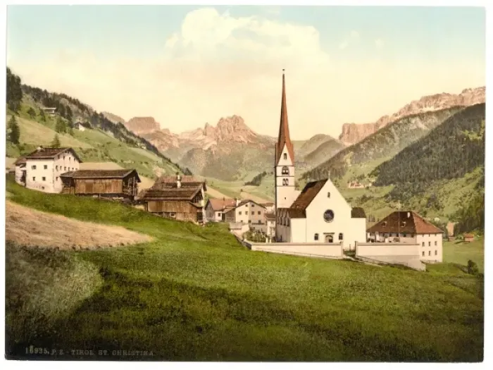 Framed Print : St. Christina, Tyrol, Austro-Hungary Framed Print : St. Christina, Tyrol, Austro-Hungary