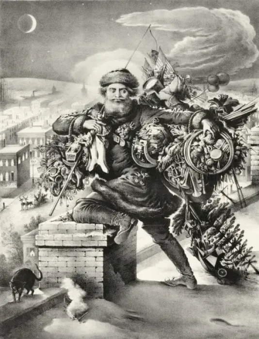Framed Print : St. Claus