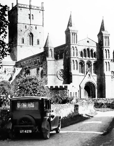 St Davids Cathedral, Pembrokeshire, Wales, probably 1930s