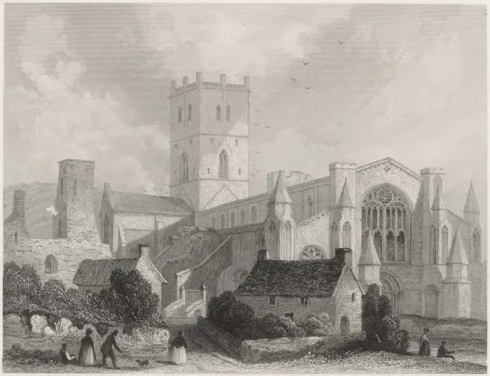 Framed Print : St Davids Cathedral, Wales Framed Print : St Davids Cathedral, Wales
