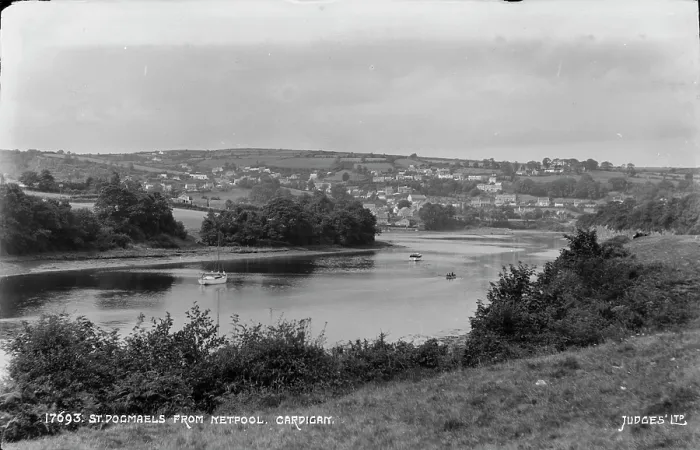 Framed Print : St. Dogmaels from Netpool, Cardigan Framed Print : St. Dogmaels from Netpool, Cardigan