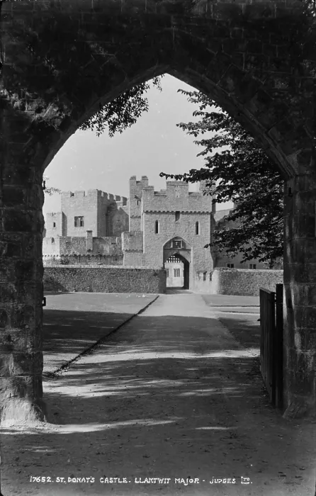 Framed Print : St. Donat's Castle Framed Print : St. Donat's Castle