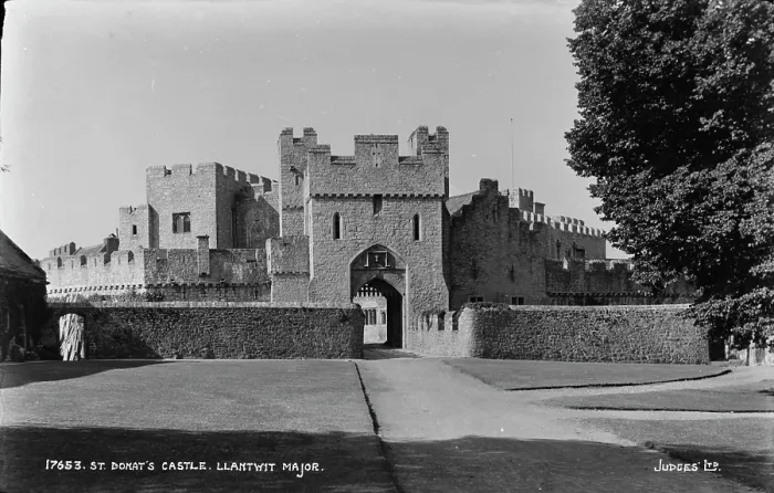 Framed Print : St. Donat's Castle Framed Print : St. Donat's Castle