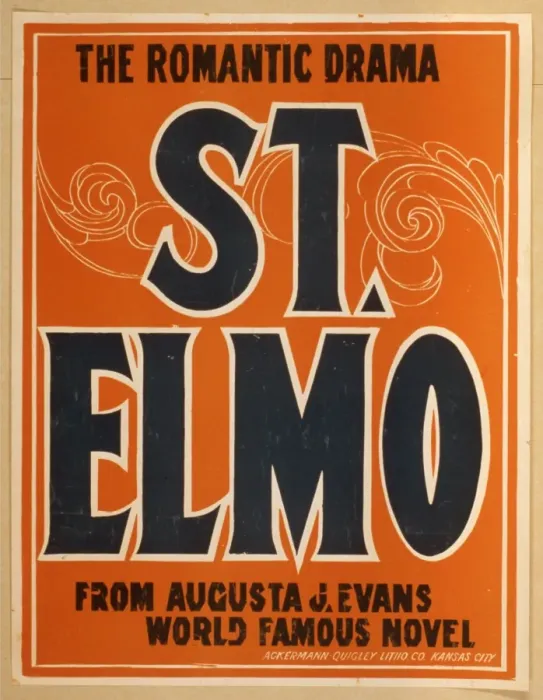 Framed Print : St. Elmo the romantic drama : from Augusta J. Evans world fa Framed Print : St. Elmo the romantic drama : from Augusta J. Evans world fa