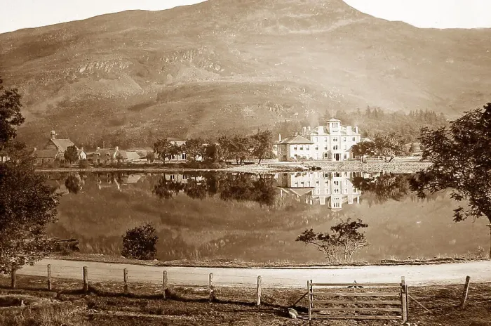 Framed Print : St. Fillans Loch Earn Victorian period Framed Print : St. Fillans Loch Earn Victorian period