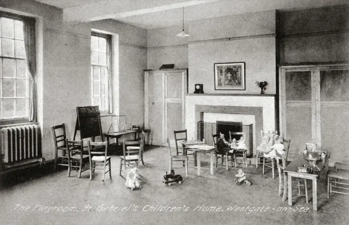 Framed Print : St Gabriels Childrens Home, Westgate-on-Sea - Playroom Framed Print : St Gabriels Childrens Home, Westgate-on-Sea - Playroom