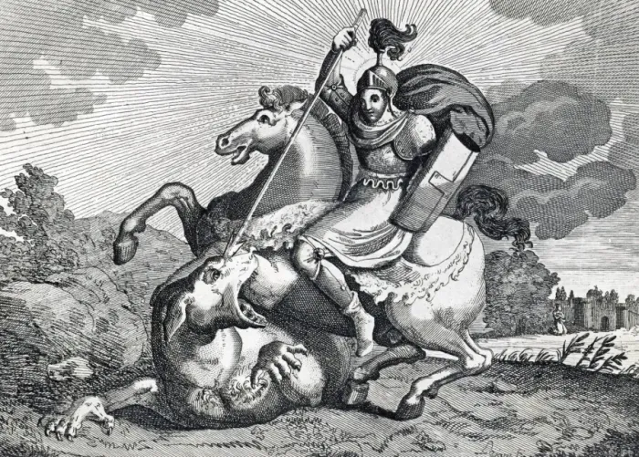 Framed Print : St George / Gajassi 1825 Framed Print : St George / Gajassi 1825