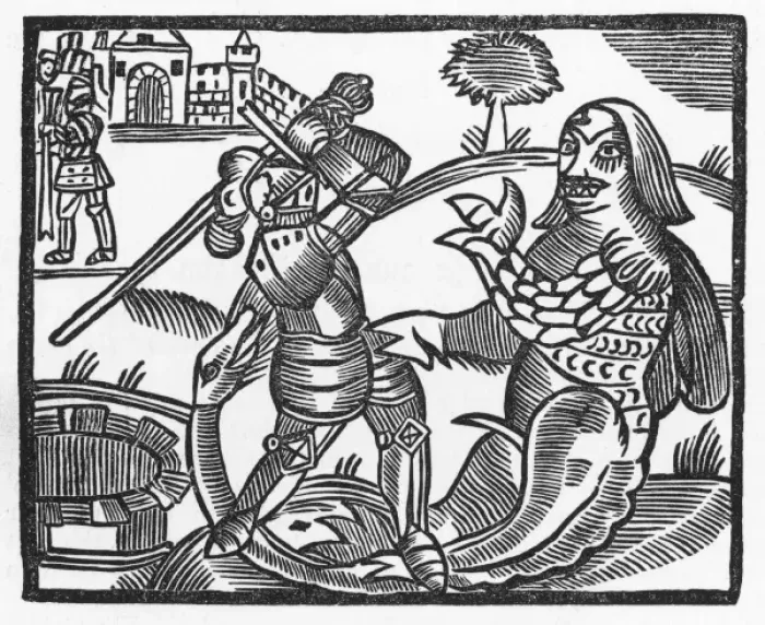 Framed Print : St George / Roxburghe Wcut Framed Print : St George / Roxburghe Wcut