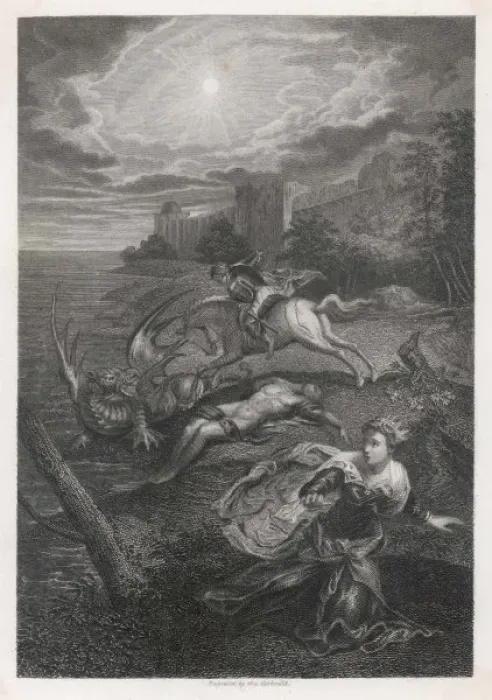 Framed Print : St George (Tintoretto) Framed Print : St George (Tintoretto)