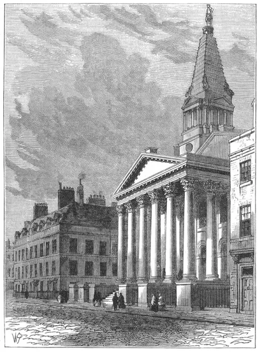 Framed Print : St Georges Bloomsbury Framed Print : St Georges Bloomsbury