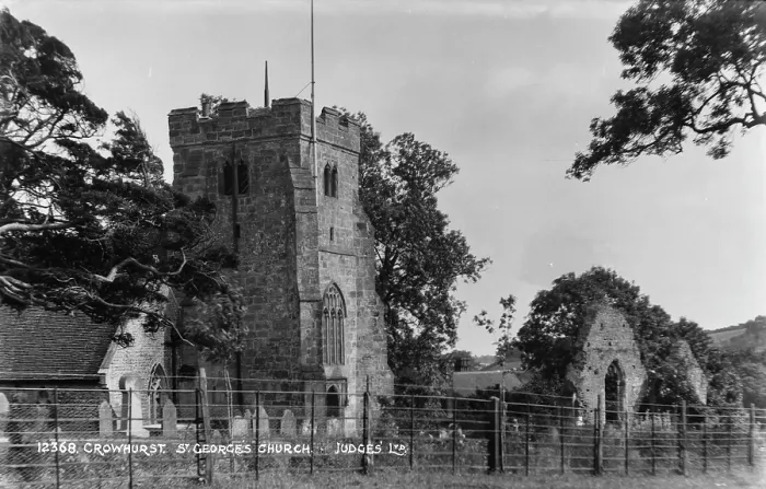 Framed Print : St. George's Church, Crowhurst Framed Print : St. George's Church, Crowhurst