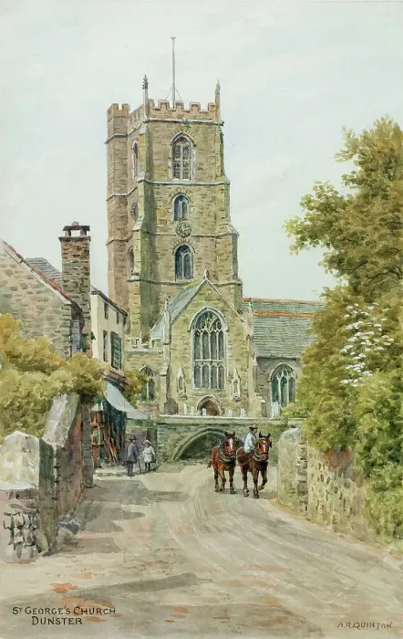 Framed Print : St George's Church, Dunster, Exmoor, Somerset Framed Print : St George's Church, Dunster, Exmoor, Somerset