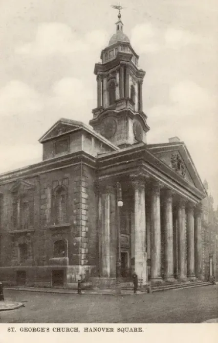 Framed Print : St Georges Church - Hanover Square