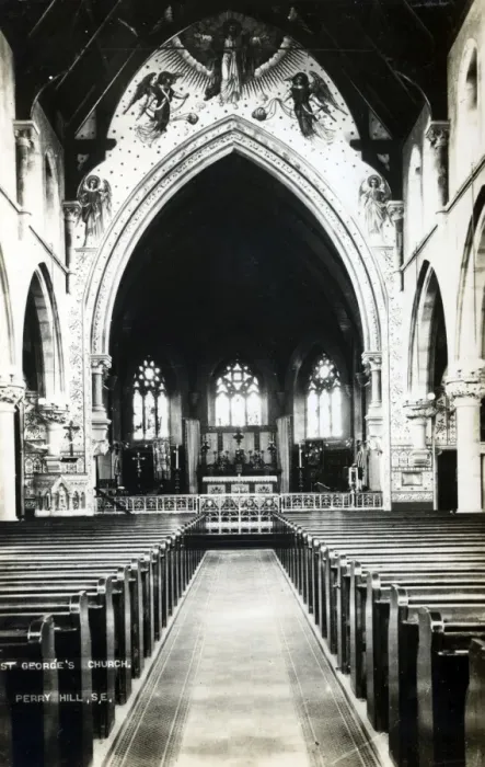 Framed Print : St Georges Church Interior, Perry Hill, London Framed Print : St Georges Church Interior, Perry Hill, London