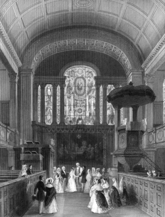 Framed Print : St Georges Hanover Sq Framed Print : St Georges Hanover Sq