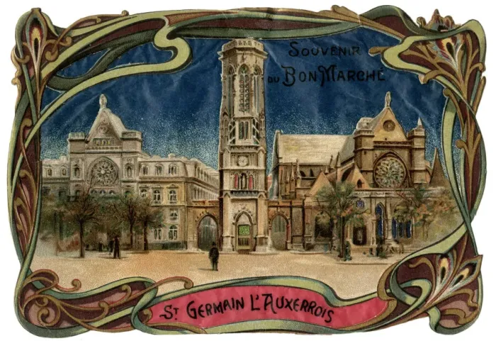 Framed Print : St Germain l Auxerrois, Paris, France Framed Print : St Germain l Auxerrois, Paris, France