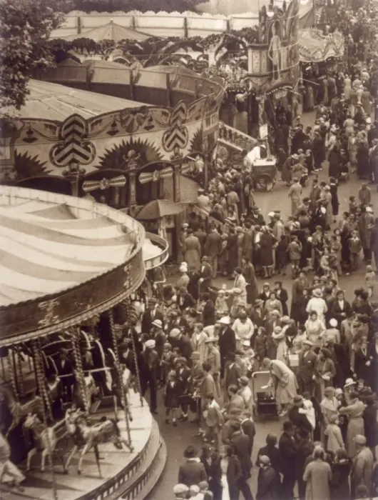 Framed Print : St Giles Fair, 1936