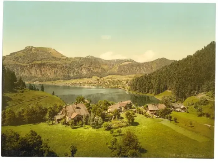 Framed Print : St. Gilgen, towards the Zwolferhorn, Upper Austria, Austro-H Framed Print : St. Gilgen, towards the Zwolferhorn, Upper Austria, Austro-H