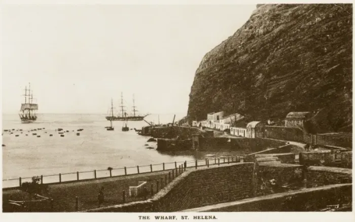 Framed Print : St Helena - The Wharf Framed Print : St Helena - The Wharf