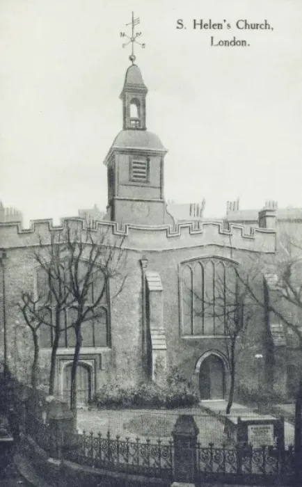 Framed Print : St. Helens Church, Bishopsgate, London Framed Print : St. Helens Church, Bishopsgate, London