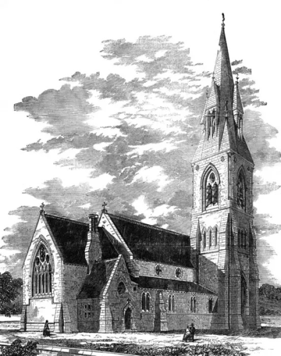 Framed Print : St James church, New Bradwell Framed Print : St James church, New Bradwell