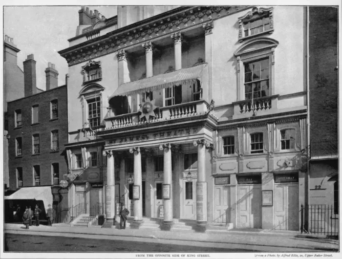Framed Print : St James Theatre 1895 Framed Print : St James Theatre 1895