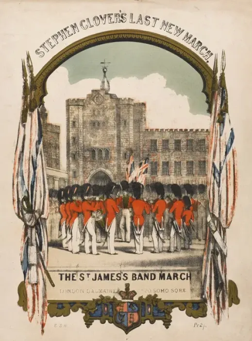Framed Print : The St Jamess Band March Framed Print : The St Jamess Band March